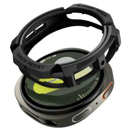 Spigen Spigen Galaxy Watch 8 44 mm Skal Rugged Armor Matt Svart - Teknikhallen.se