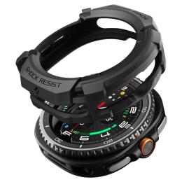 Spigen Spigen Galaxy Watch 8 46 mm Skal Rugged Armor Matt Svart - Teknikhallen.se