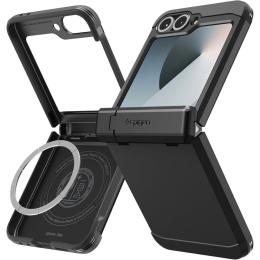 Spigen Spigen Galaxy Z Flip 7 FE / 6 Skal MagSafe Tough Armor Pro Svart - Teknikhallen.se