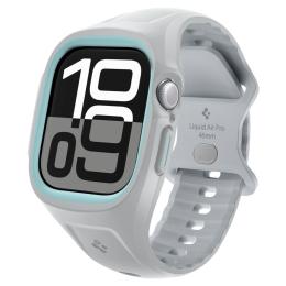 Spigen Spigen Apple Watch 11 / 10 46 mm Skal / Armband Liquid Air Pro Grå - Teknikhallen.se