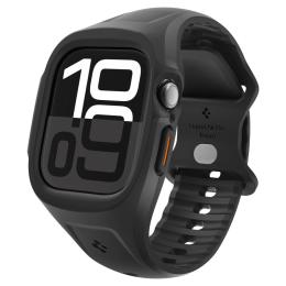 Spigen Spigen Apple Watch 11 / 10 46 mm Skal/Armband Liquid Air Matt Svart - Teknikhallen.se