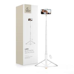 Tech-Protect Tech-Protect 146 cm Bluetooth Selfiestick Tripod Vit - Teknikhallen.se