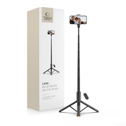 Tech-Protect Tech-Protect 146 cm Bluetooth Selfiestick Tripod Svart - Teknikhallen.se