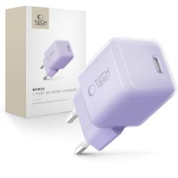 Tech-Protect Tech-Protect 25W PD USB-C Väggladdare Baby Purple - Teknikhallen.se