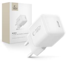 Tech-Protect Tech-Protect 25W PD USB-C Väggladdare Vit - Teknikhallen.se