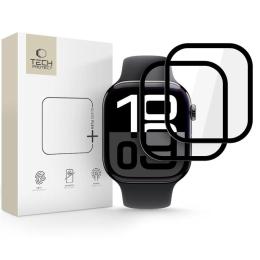 Tech-Protect Tech-Protect Apple Watch 11 / 10 46 mm 2-PACK Skärmskydd GlassFlex+ - Teknikhallen.se
