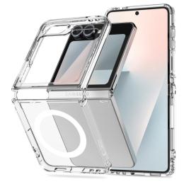 Tech-Protect Tech-Protect Galaxy Z Flip 7 FE/Flip 6 Skal MagSafe FlexAir Transparent - Teknikhallen.se