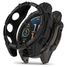 Tech-Protect Tech-Protect Garmin Fenix 8 47 mm Skal Defense Air Svart - Teknikhallen.se