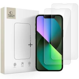 Tech-Protect Tech-Protect iPhone 13 Mini 2-PACK Skärmskydd GlassFit+ - Teknikhallen.se
