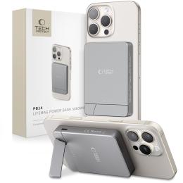 Tech-Protect Tech-Protect 5000 mAh MagSafe Powerbank LifeMag Space Grey - Teknikhallen.se