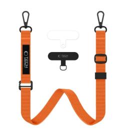 Tech-Protect Tech-Protect Mobilsnöre CrossBody Rope Cosmic Orange - Teknikhallen.se