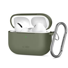 Tech-Protect Tech-Protect AirPods Pro 3 Skal Silikon Hook Olive Green - Teknikhallen.se