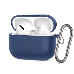 Tech-Protect Tech-Protect AirPods Pro 3 Skal Silikon Hook Navy Blue - Teknikhallen.se