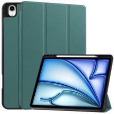  iPad Air 13 2026-2024 Fodral Tri-Fold Pennh&aring;llare Gr&ouml;n - Teknikhallen.se
