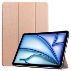  iPad Air 13 2026-2024 Fodral Tri-Fold Ros&eacute;guld - Teknikhallen.se