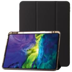  iPad Pro 11 2025/2024 Fodral Tri-Fold Pennh&aring;llare Hybrid Svart - Teknikhallen.se