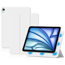  iPad Air 13 2026-2024 2in1 Magnetiskt Fodral Vit - Teknikhallen.se