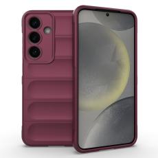  Samsung Galaxy S25 Skal Magic Shield Vinr&ouml;d - Teknikhallen.se