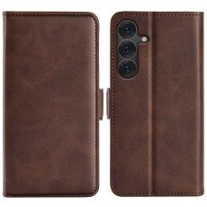  Samsung Galaxy S25 Fodral L&auml;der Brun - Teknikhallen.se