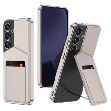 GKK GKK Galaxy S25 Skal Kickstand Med Korth&aring;llare Titanium Grey - Teknikhallen.se