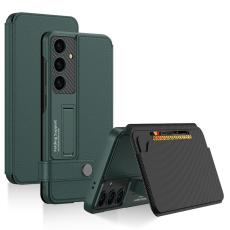 GKK GKK Samsung Galaxy S25 Fodral Kickstand Med Korth&aring;llare Gr&ouml;n - Teknikhallen.se