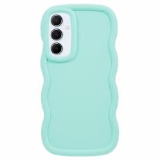  Samsung Galaxy S25 Mobilskal Wavy Ljus Gr&ouml;n - Teknikhallen.se