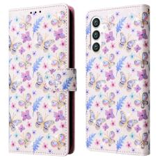  Samsung Galaxy S25 Fodral RFID Fj&auml;rilar / Blommor - Teknikhallen.se