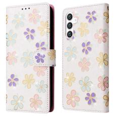  Samsung Galaxy S25 Fodral RFID F&auml;rgglada Blommor - Teknikhallen.se