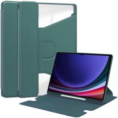  Samsung Galaxy Tab S10 Ultra Fodral 360&deg; Rotation Gr&ouml;n - Teknikhallen.se