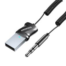ESSAGER ESSAGER 1 m Bluetooth AUX Ljudadapter F&ouml;r Bilen Svart - Teknikhallen.se