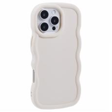  iPhone 16 Pro Mobilskal Wavy Off White - Teknikhallen.se