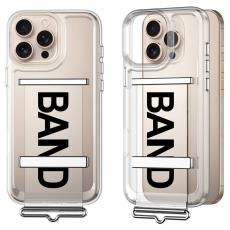 GKK GKK iPhone 16 Pro Max Skal Med Strap Transparent / Svart - Teknikhallen.se
