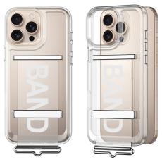 GKK GKK iPhone 16 Pro Max Skal Med Strap Transparent / Silver - Teknikhallen.se