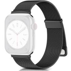  Apple Watch 38/40/41/42 mm Armband Milanese Loop Svart - Teknikhallen.se