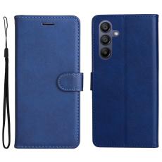  Samsung Galaxy A16 Fodral L&auml;der Bl&aring; - Teknikhallen.se