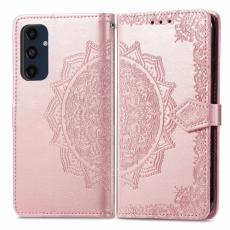  Samsung Galaxy A16 Fodral Med Mandala Tryck Ros&eacute;guld - Teknikhallen.se