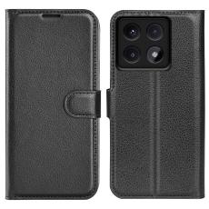  Xiaomi 14T Pro Fodral Litchi L&auml;der Svart - Teknikhallen.se