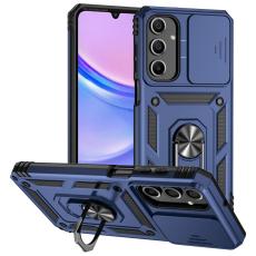 Samsung Galaxy A16 Skal CamShield Ring Hybrid Bl&aring; - Teknikhallen.se