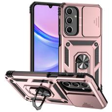  Samsung Galaxy A16 Skal CamShield Ring Hybrid Ros&eacute;guld - Teknikhallen.se