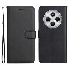  Xiaomi Redmi 14C Fodral L&auml;der Svart - Teknikhallen.se