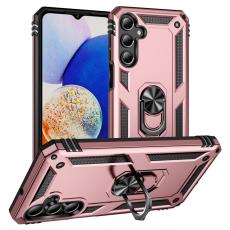  Samsung Galaxy A16 Skal Shockproof Hybrid Ring Ros&eacute;guld - Teknikhallen.se