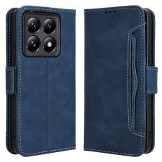  Xiaomi 14T Pro Fodral Med Avtagbart Kortfodral Bl&aring; - Teknikhallen.se
