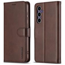 LC.IMEEKE LC.IMEEKE Samsung Galaxy A16 Fodral L&auml;der Brun - Teknikhallen.se
