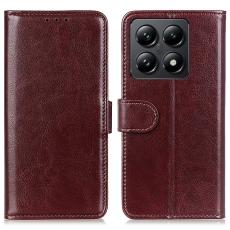  Xiaomi 14T Fodral Crazy Horse L&auml;der Brun - Teknikhallen.se
