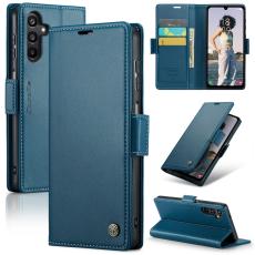 CASEME CASEME Samsung Galaxy A16 Fodral L&auml;der RFID Bl&aring; - Teknikhallen.se