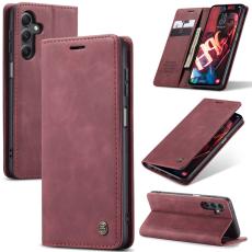 CASEME CASEME Samsung Galaxy A16 Fodral Flip Retro L&auml;der R&ouml;d - Teknikhallen.se