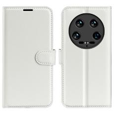  Xiaomi 14 Ultra Fodral Litchi L&auml;der Vit - Teknikhallen.se