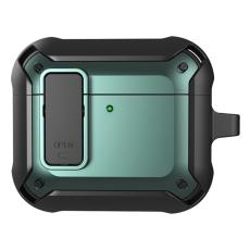  AirPods 4 Skal Shockproof Hybrid Armor Gr&ouml;n - Teknikhallen.se