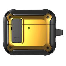  AirPods 4 Skal Shockproof Hybrid Armor Gul - Teknikhallen.se