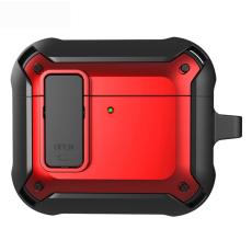  AirPods 4 Skal Shockproof Hybrid Armor R&ouml;d - Teknikhallen.se